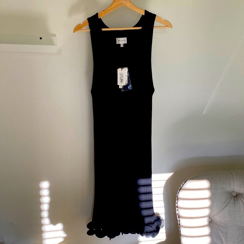 Milly - wired edge swing cocktail dress